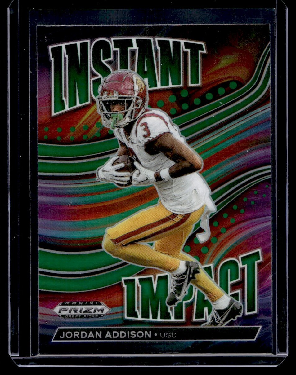2023 PANINI PRIZM INSTANT IMPACT JORDAN ADDISON ROOKIE MINNESOTA VIKINGS #11-9