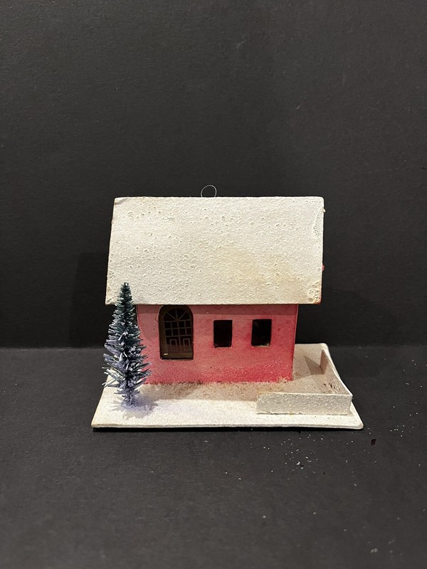 Vintage Putz Christmas House