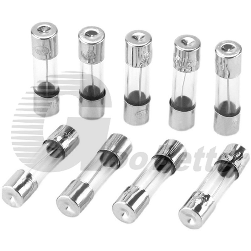 100x Quick Acting Glass Fuse Tube Electrical Fast Blow 0.1A30A Amp