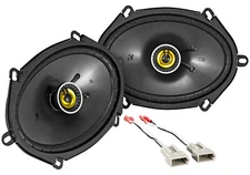 Rear Kicker 6x8" Factory Speaker Replacement Kit For 1993-2002 Mazda 626