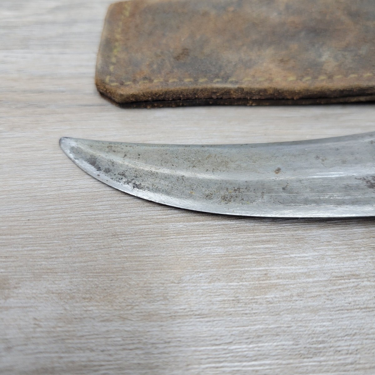 VINTAGE EDGE BRAND 496 SOLINGEN ORIGINAL BUFFALO SKINNER Germany