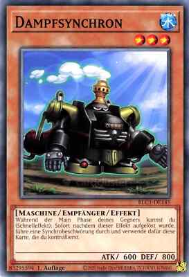 Yu Gi Oh! Steam Synchron  BLC1-EN145 Common