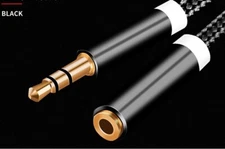 2X3ft 3.5mm Stereo Male to 3.5mm Stereo Female Headphone Extension Cable