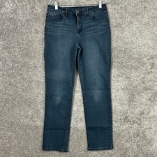 Bandolino Jeans Womens Tag 10 Actual 32x29 Blue Mandie Straight Denim Mid Rise