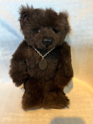Little Folk Nicholas Andrew Brown Teddy Bear Tiverton Devon England Jointed 13''