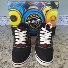 Heelys Boys Pro 20 Skate Shoes Black HE100757H Low Top Sneakers 4 youth
