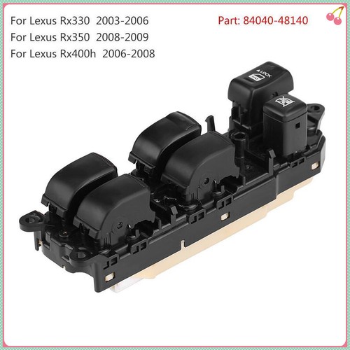 Vap-autoparts Front Left Power Window Switch – Fits 2004-2009 Lexus RX330/RX350/RX400H, Driver Side, OEM Spec
