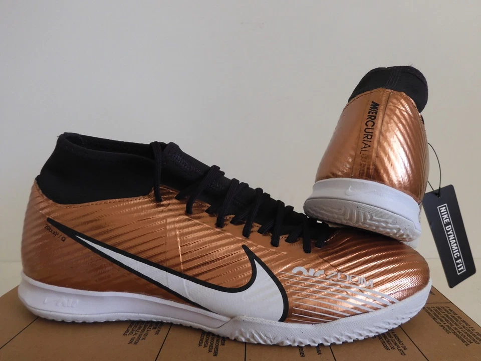 Nike Zoom Mecurial Superfly 9 Academy Ic Indoor Copper Gold Sz 8 [DR5946-810] - Image 2 of 4