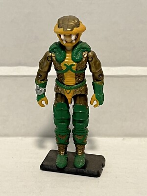 GI Joe SERPENTOR Cobra Emperor Vintage 1986 Hasbro Cracked Right