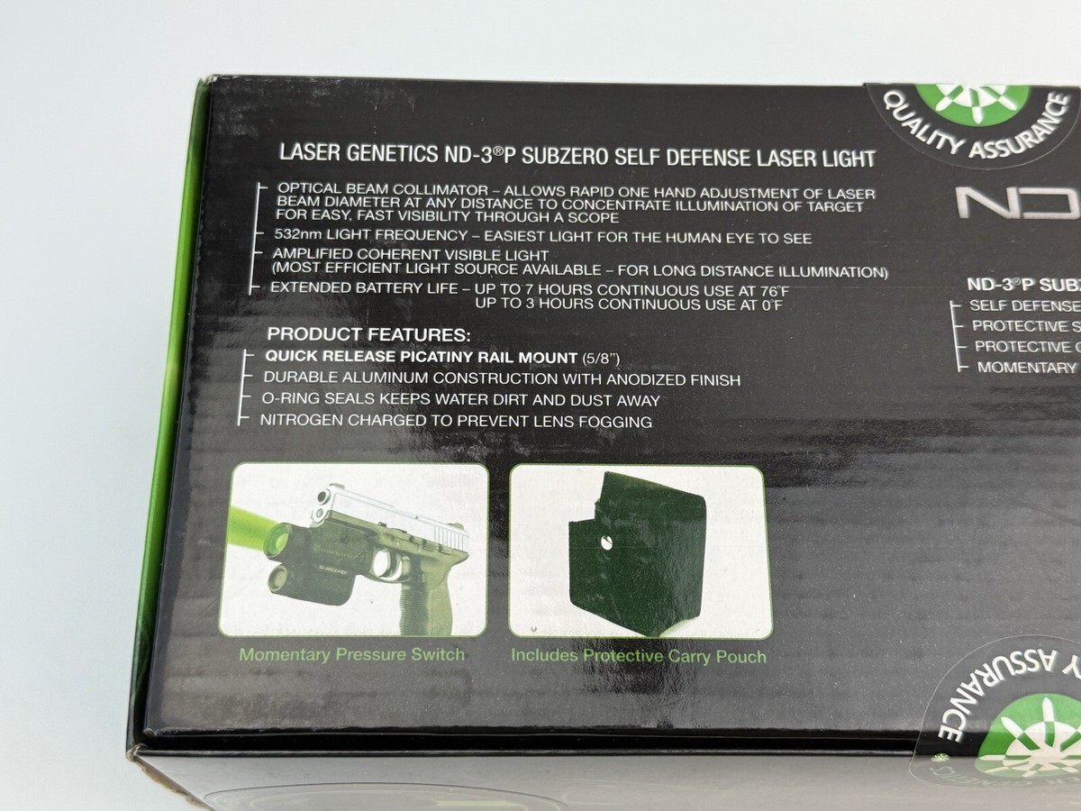 Laser Genetics LG-ND3P-SZ Laser Sight for sale online | eBay