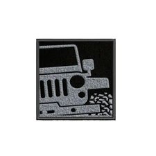Wrangler Grill Patch Embroidered Iron-on Applique Mudding Off Road 4x4