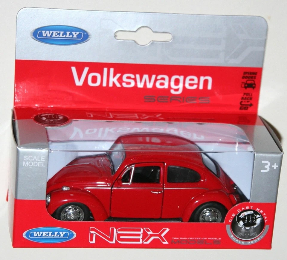 VW BEETLE / COCCINELLE VOLKSWAGEN - VOITURE MINIATURE - WELLY NEX MODELS - NEUF - Photo 1/1