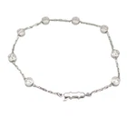 CARTIER Bastille Bracelet 18KWG White Gold Used Women