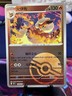 Flareon 136/151 Poke Ball Holo Rare Pokemon S-Chinese 151