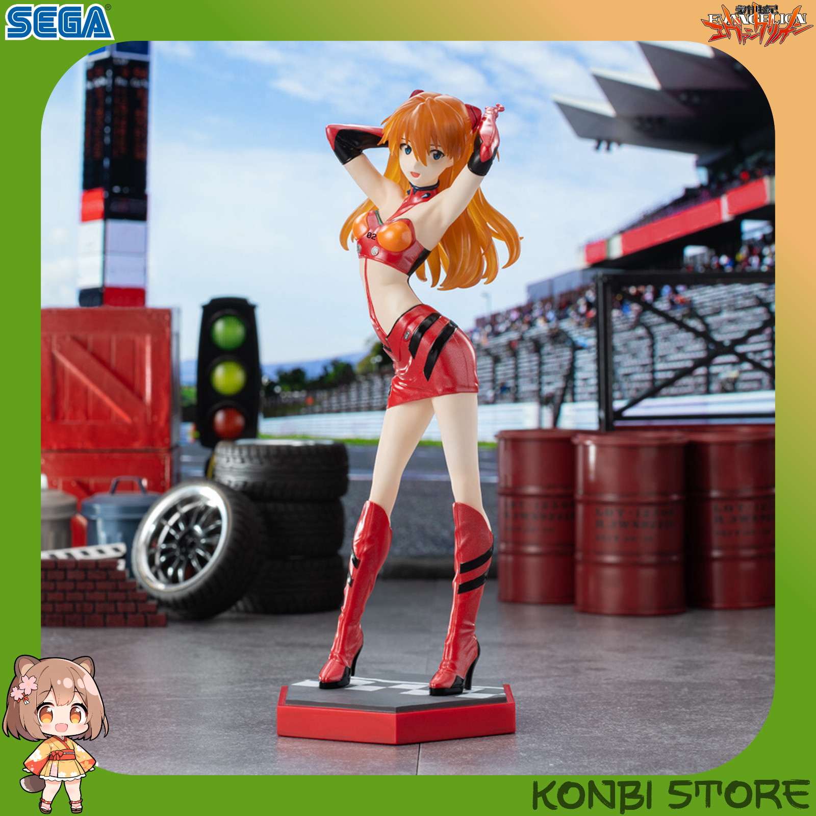 Asuka Soryu Langley Figure - SEGA - Evangelion Pit Walk Asuka [JP IMPORT]