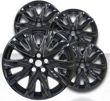 4 fits Mazda CX-5 Premium 2019-2024 Black 19" Wheel Skins Hub Caps Rim Covers