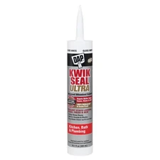 Kwik Seal Ultra 10.1 Oz. White Advanced Siliconized Kitchen and Bath Caulk