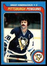 1979-80 Topps Orest Kindrachuk Pittsburgh Penguins #218