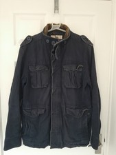 Fat Face Jacket Blue Military Style Men's Size Small