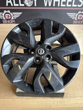 1 X GENUINE NISSAN JUKE F15 18" INCH ALLOY WHEEL 7J ET47 40300-8X80A N1005 Black