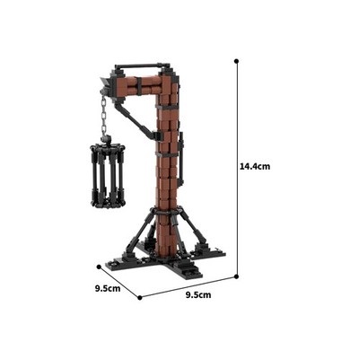 147 PCS Medieval Military Gibbet Building Blocks Medieval Prison MOC Bricks