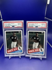 2020 Topps Update 1985 Luis Robert White Sox Rookie 2 Card Lot #85TB14 PSA 10