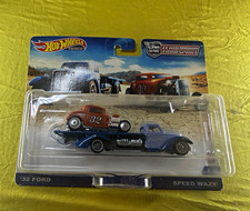 Hot Wheels Team Transport 1:64 '32 Ford & Speed Waze, Unopened