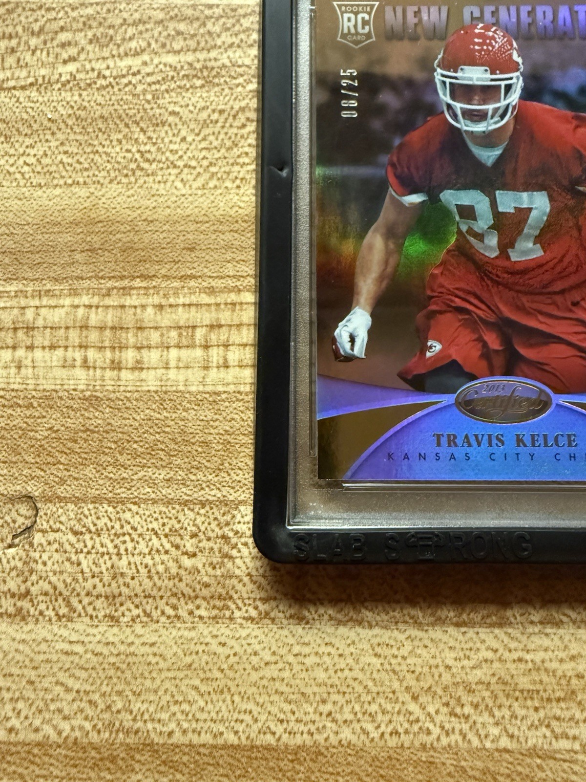 2013 TRAVIS KELCE #292 Panini Certified Rookie Mirror Gold.  Pop 4.  None Higher view 4
