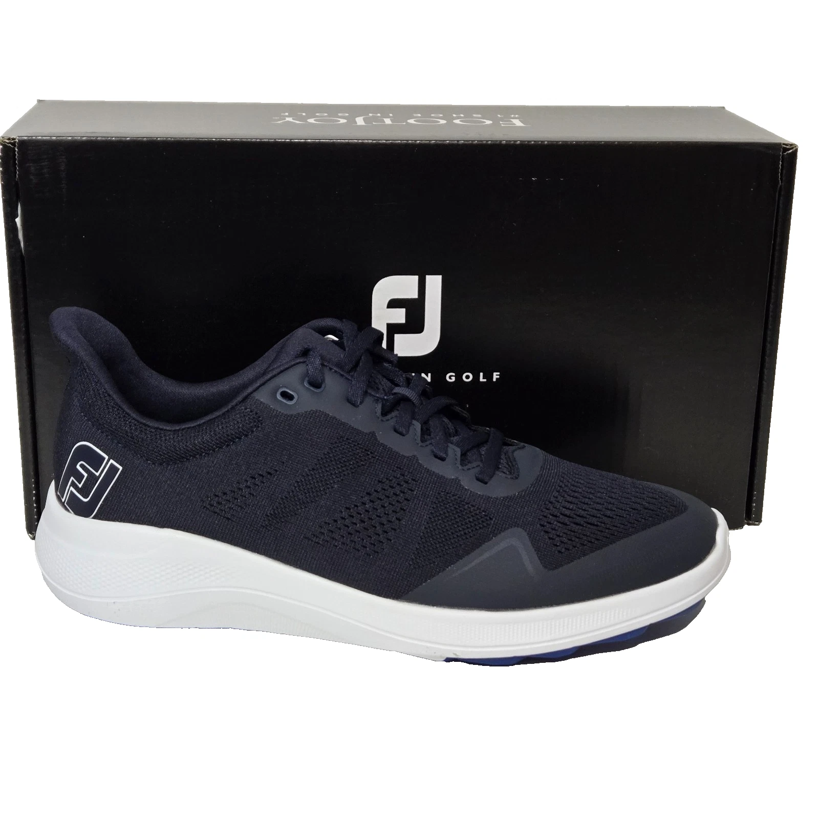 FootJoy Men's Flex Spikeless Golf Shoes Sneakers Previous Season Style Navy 9.5M