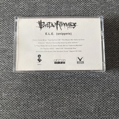 Busta Rhymes Extinction Level Event (Snippets) Promo Cassette Tape