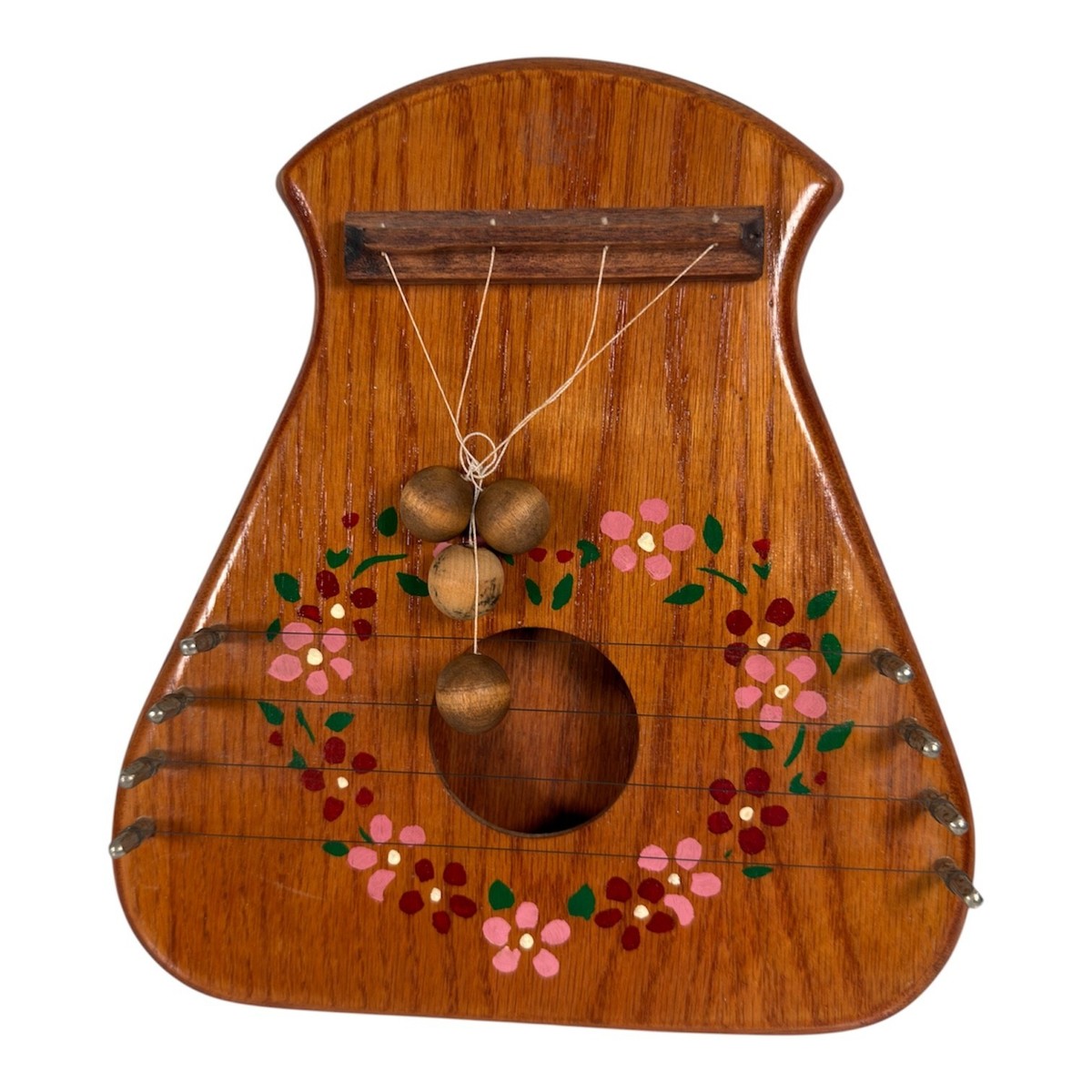 Vintage Door Harp Wood Handpainted Chime Musical Scott Deming | eBay