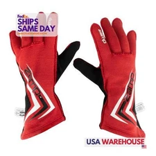 Zamp RG20002M, Pair of Gloves ZR-60 Medium Red High Performance & Racing Parts