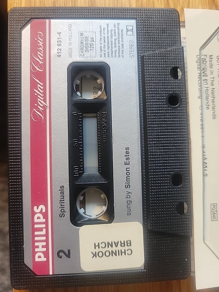Simon Estes     spirituals        cassette - Image 3 of 3