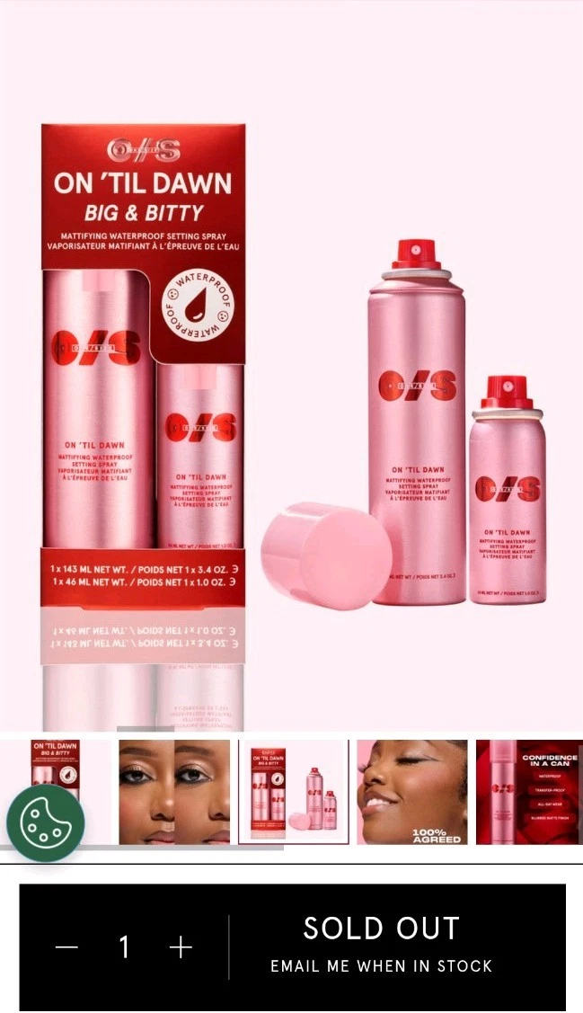 One/Size by Patrick Starrr On 'Til Dawn Setting Spray