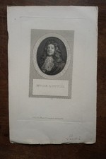 MARQUIS DE LOUVOIS (1639-1691) PORTRAIT ENGRAVING 19TH, born in Paris