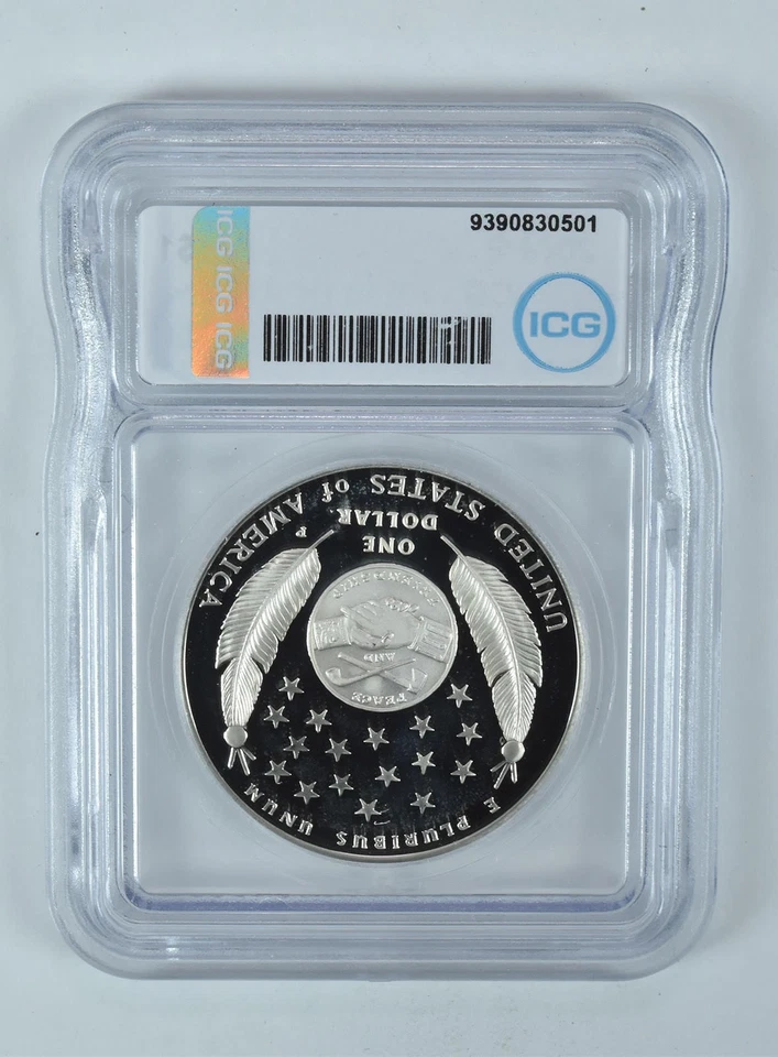 2004-P Lewis & Clark Commemorative Silver Dollar PR70 DCAM ICG *3907 - Image 2 of 4