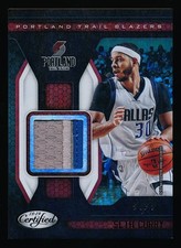 2018-19 Panini Certified Seth Curry Mirror Black Materials Jersey Patch #'d 1/1