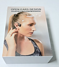 Bone Conduction Bluetooth Headphones Open Ear Wireless Headset w/ Charger Tested