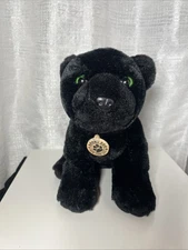 Wild Republic Bronx Zoo Black Panther Cub Stuffed Animal Plush 11"