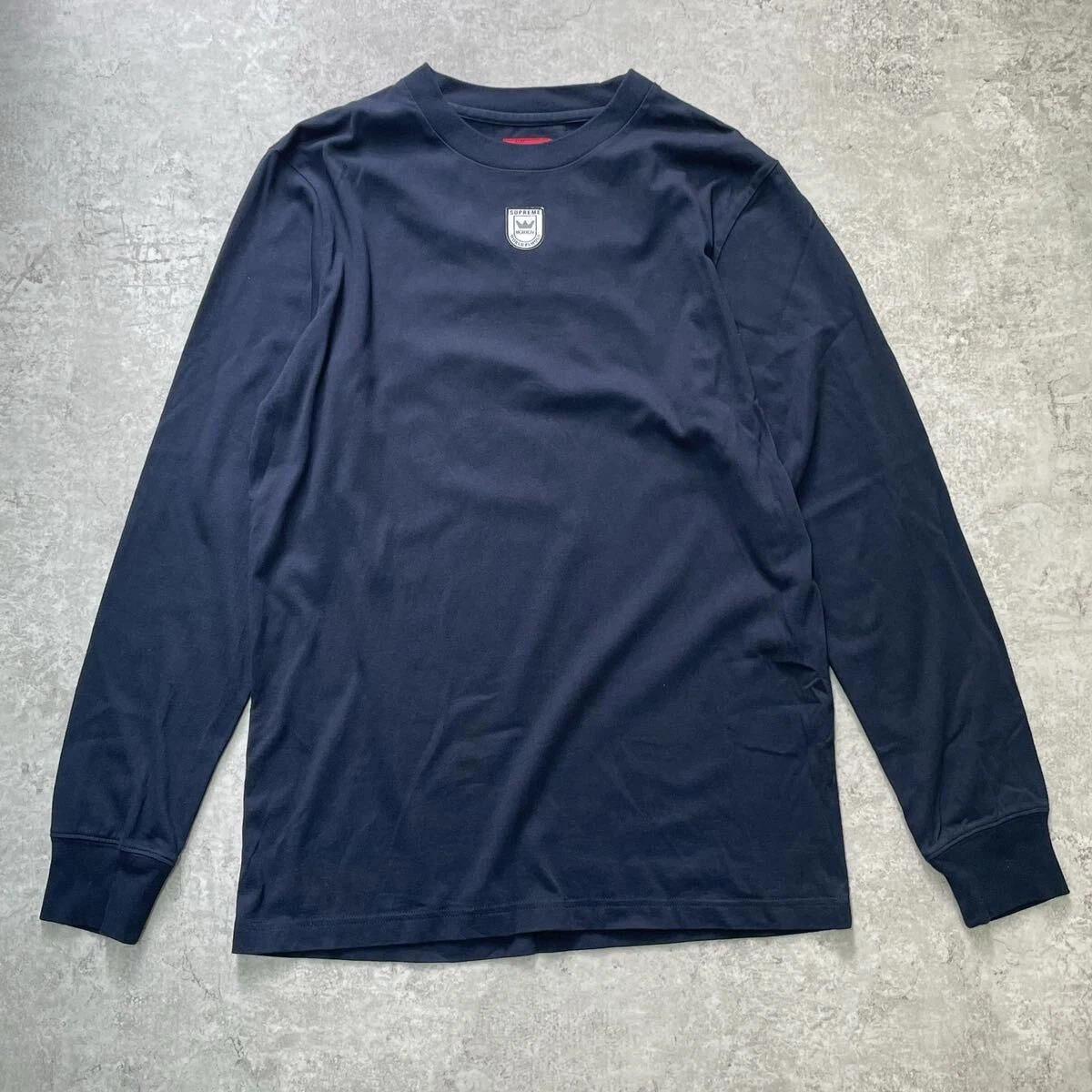 T shirt bleu marine à manches longues Supreme Supreme Ron T