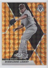 2021 Panini Mosaic Reactive Orange Mosaic Prizm Dinelson Lamet #89 0i1i