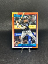 2025 Topps Series 2 Javier Sanoja 1990 35th Anniversary #90B2-34 RC Marlins