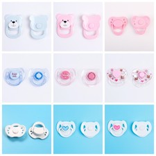 2X Magnetic Pacifier Nipple Dummy for Reborn Baby Dolls Kit DIY Accessories Gift