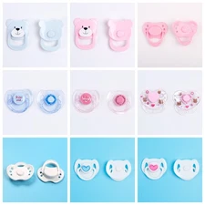 2X Magnetic Pacifier Nipple Dummy for Reborn Baby Dolls Kit DIY Accessories Gift