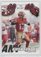 2023 Panini Prestige Any Given Sunday Brock Purdy #AGS-18 y4f