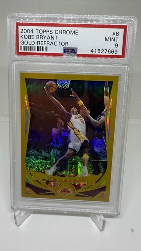 Kobe Bryant [Gold Refractor] #8 2004 Topps Chrome card