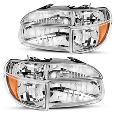 YITAMOTOR Headlight Assembly Compatible with 1995 1996 1997 1998 1999 2000 20...