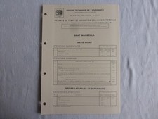 Revue technique Seat MARBELLA