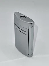 S.T. Dupont X·tend Silver Lighter w Box Papers Made in France – Needs Service