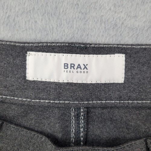 Brax Pants Feel Good Chinos Chuck Modern Fit Hi Flex Performance Gray Mens 32/34 - Picture 10 of 14